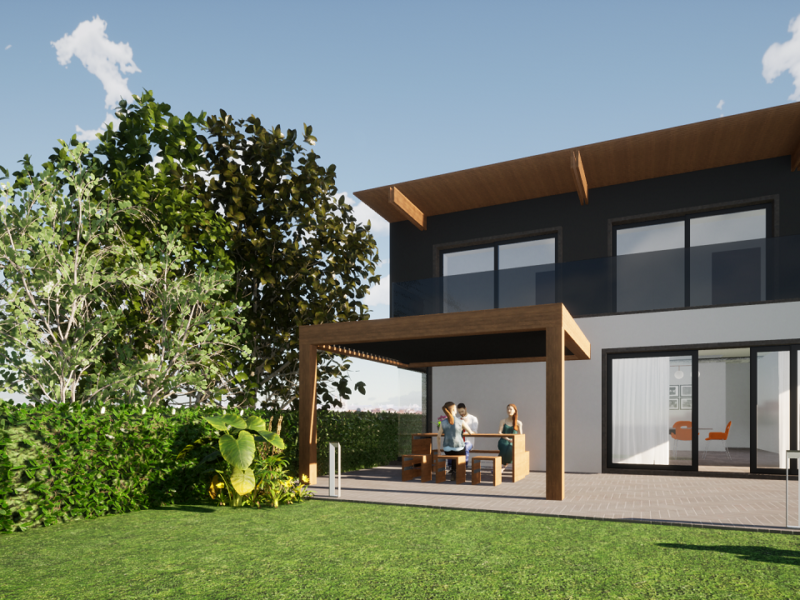Pergole in legno bioclimatiche